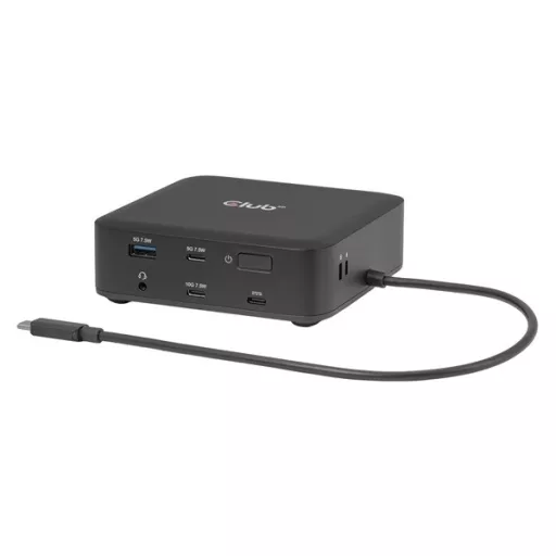 Club 3D Notebook Dokkoló - CSV-2542 (USB-C to 2x Displayport 8K60Hz + 2x HDMI™ 4K60Hz PD3.0 100Watt Ethernet 2.5G)