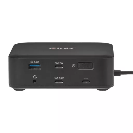 Club 3D Notebook Dokkoló - CSV-2542 (USB-C to 2x Displayport 8K60Hz + 2x HDMI™ 4K60Hz PD3.0 100Watt Ethernet 2.5G)
