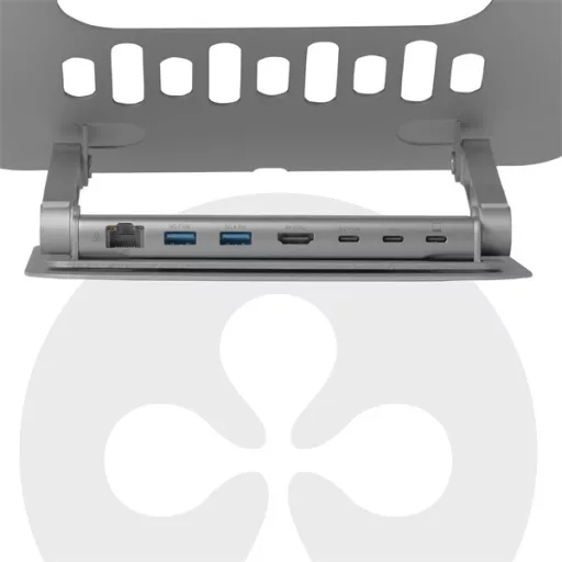 Club 3D Notebook Állvány - CSV-2554 (100W, 4K60Hz HDMI, 3x USB-C, RJ-45, 2x USB-A)