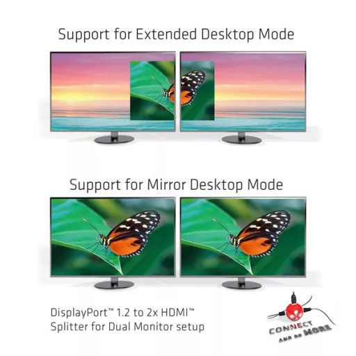 Club 3D MST Hub - CSV-6200H (DisplayPort 1.2 to HDMI 1.4, 4K30Hz)