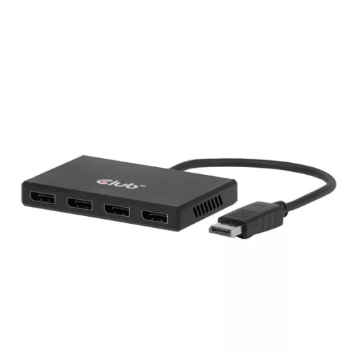 Club 3D Átalakító - CSV-7400 (DisplayPort to 4x DisplayPort, 8K30Hz)