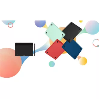   XP-PEN Grafikus tábla - DECO FUN L_BK (10"x6,3", 5080 LPI, PS 8192, 220 RPS, USB-C) fekete