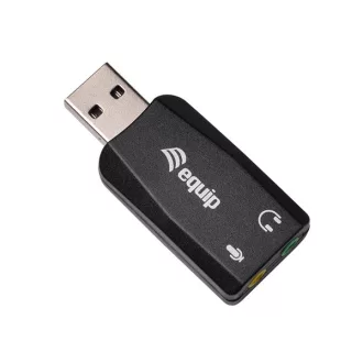   Equip-Life Kábel Átalakító - 245320 (USB bemenet - 3,5mm jack audio + mikrofon kimenet)