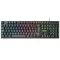 Everest Gamer Billentyűzet - KB-188 Borealis Rainbow (Numpad, USB, fekete, magyar, RGB LED)