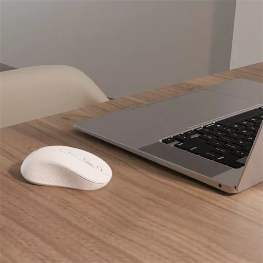 Everest Vezeték nélküli Egér - SM-300 White (1600 DPI, 4gomb, optikai, fehér)