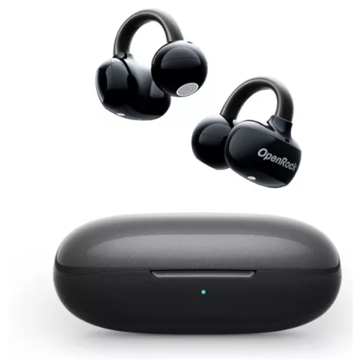 ONEODIO Sport Fejhallgató - OpenRock E Black (premium, légvezetés, BT 6.0, fekete)