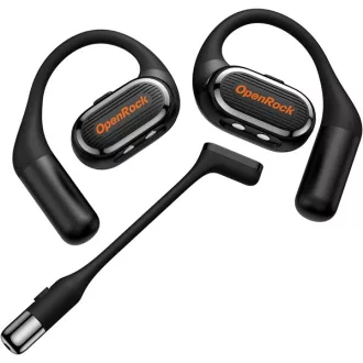   ONEODIO Sport Fejhallgató - OpenRock LINK 20 Black (premium, légvezetés, BT 6.0, fekete)