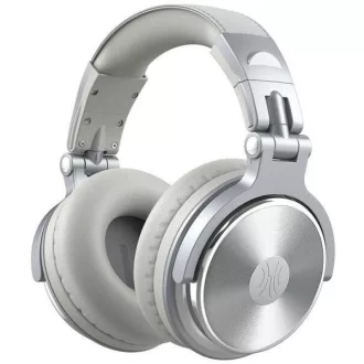   ONEODIO DJ Fejhallgató - Pro 10 Silver (Vezetékes, 3,5mm, 6,35mm jack, Hi-Res Audio)