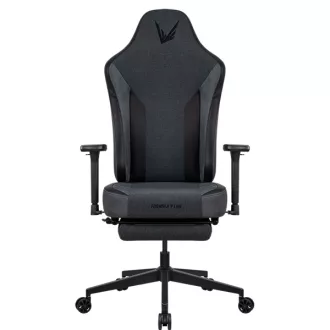   Formula Gamer szék - Ryvo Plus Pawtex Black (fekete; állítható magasság; áll. 3D kartámasz, Max.: 125kg , Pawtex szövet)