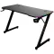 The G-Lab Gamer Asztal - K DESK ELECTRON EX (120x60cm, fém, pohártartó, fejhallgatótartó, fekete, RGB LED)