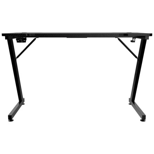 The G-Lab Gamer Asztal - K DESK ELECTRON EX (120x60cm, fém, pohártartó, fejhallgatótartó, fekete, RGB LED)