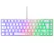 The G-Lab Gamer Billentyűzet - KEYZ HYDROGEN W/HU (RGB LED, TKL, USB, fehér, magyar)