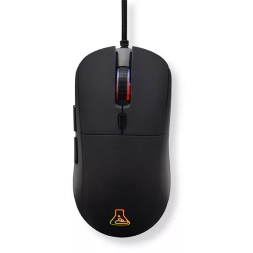 The G-Lab Gamer Egér - KULT COBALT B (12800 DPI, 1000Hz, 80g, 6 gomb, 1,8m kábel, RGB, fekete)