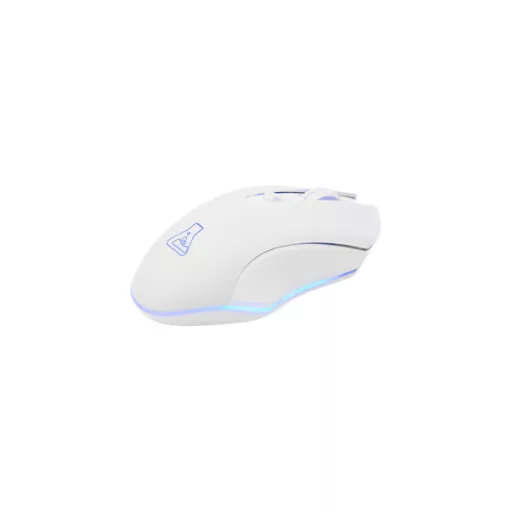 The G-Lab Vezeték nélküli Gamer Egér - KULT HELIUM WL W(3200 DPI, 6 gomb, makro,  RGB LED, fehér)