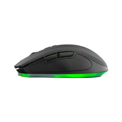 The G-Lab Vezeték nélküli Gamer Egér - KULT KRYPTON (6400 DPI, 2,4Ghz + BT, 7 gomb, 250Hz,  RGB LED, fekete)