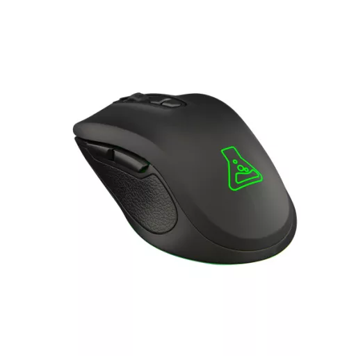 The G-Lab Vezeték nélküli Gamer Egér - KULT KRYPTON (6400 DPI, 2,4Ghz + BT, 7 gomb, 250Hz,  RGB LED, fekete)