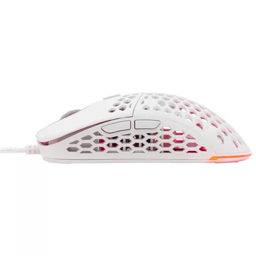 The G-Lab Gamer Egér - KULT OXYGEN W (12800 DPI, 60g, 6 gomb, RGB, fehér)
