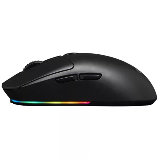 The G-Lab Vezeték nélküli Gamer Egér - KULT TITAN PRO B (12000 DPI, Pixart PAW 3311, USB/2,4Ghz/Bluetooth, RGB, dokkoló)