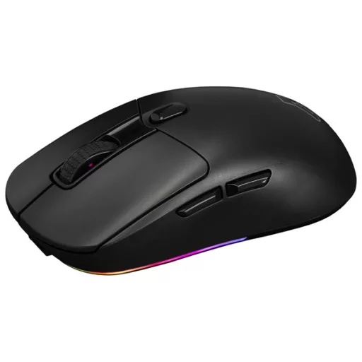 The G-Lab Vezeték nélküli Gamer Egér - KULT TITAN PRO B (12000 DPI, Pixart PAW 3311, USB/2,4Ghz/Bluetooth, RGB, dokkoló)