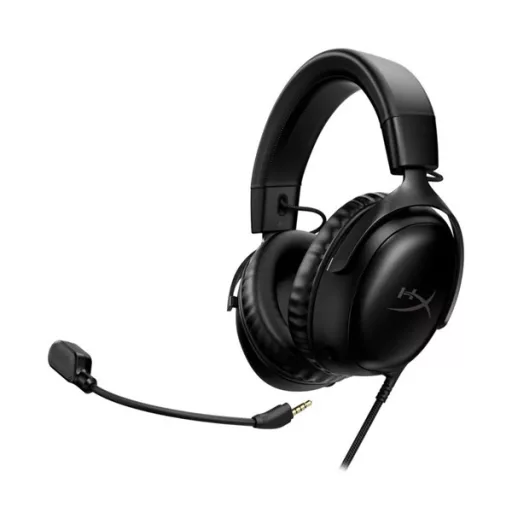 HyperX Fejhallgató - Cloud III (Vezetékes, USB-A/USB-C/3,5mm Jack, fekete/fekete)