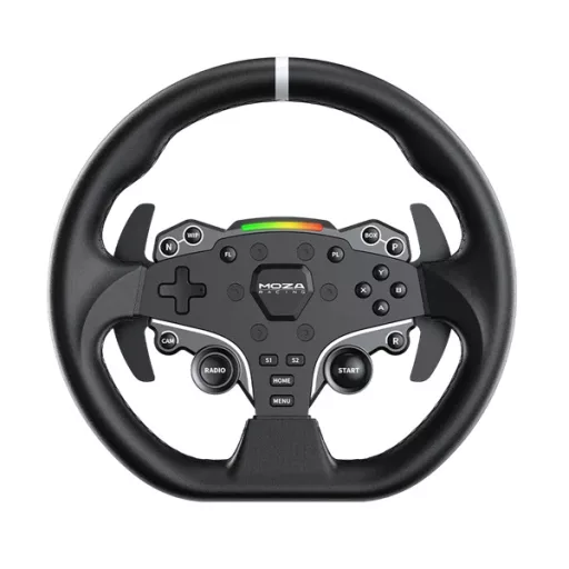 Moza Racing csomag - R5 PC Szimulátor szett (Direct Drive, R5 bázis, ES kormány, SR-P Lite pedál, bilincs)