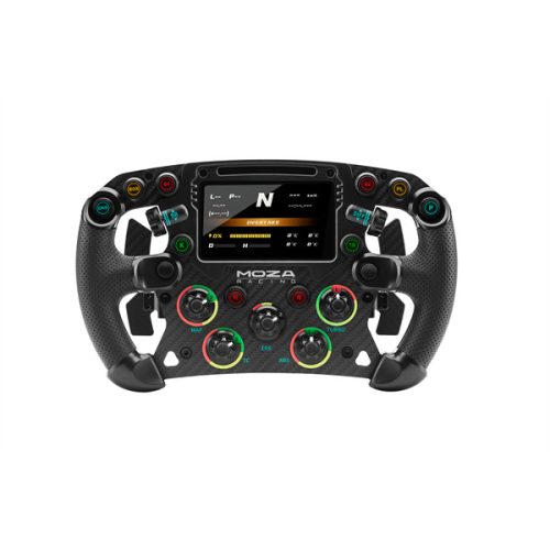 Moza Racing kiegészítő - FSR Kormánykerék (Dual Clutch, RGB, 4,3 inch kijelző, 280mm)