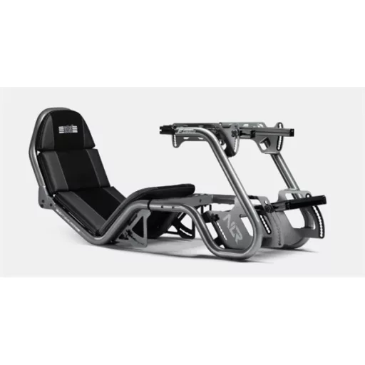 Next Level Racing Szimulátor cockpit - F-GT Pro Formula és GT Racing cockpit Grey Edition (Formula ülés; tartó konzolok)