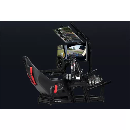 Next Level Racing Szimulátor cockpit - F-GT Elite Lite Alumínium Side & Front Mount Edition (ülést nem tartalmazza!)