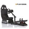 Playseat® Szimulátor cockpit - Evolution Alcantara (Tartó konzolok: kormány, pedál, összecsukható, fekete)