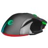 Rampage Egér Gamer - SMX-G38 CLAW (7200DPI, 8 gomb, makro, RGB LED, 1,8m harisnyázott kábel, fekete)