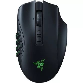   Razer Egér - Naga V2 Pro (Optikai, 30000DPI, 17 gomb, fekete)