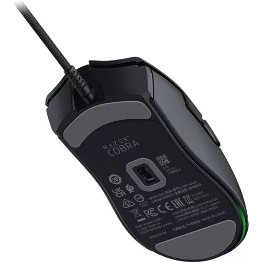 Razer Egér - Cobra (Optikai, 8500DPI, 6 gomb, harisnyázott kábel, fekete)