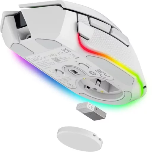 Razer Egér - Basilisk V3 Pro (Optikai, 30000DPI, 11 gomb, fekete)