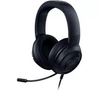   Razer Fejhallgató - Kraken X Lite (3.5mm Jack, mikrofon, hangerőszabályzó, 1,3m kábel, fekete)
