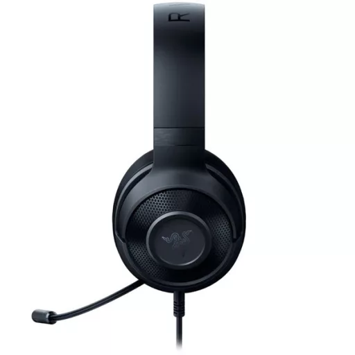 Razer Fejhallgató - Kraken X Lite (3.5mm Jack, mikrofon, hangerőszabályzó, 1,3m kábel, fekete)