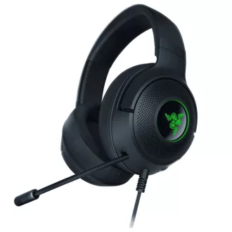   Razer Fejhallgató - Kraken V3 X (USB, mikrofon, hangerőszabályzó, 1,8m kábel, fekete)