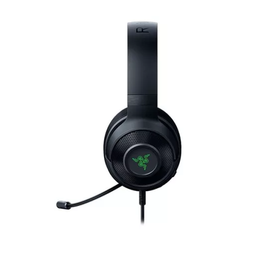 Razer Fejhallgató - Kraken V3 X (USB, mikrofon, hangerőszabályzó, 1,8m kábel, fekete)