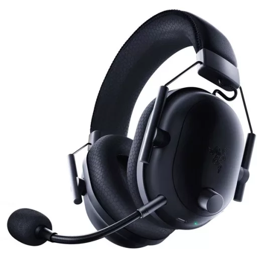 Razer Fejhallgató - Blackshark V2 Pro (Bluetooth, mikrofon, hangerőszabályzó, fekete)