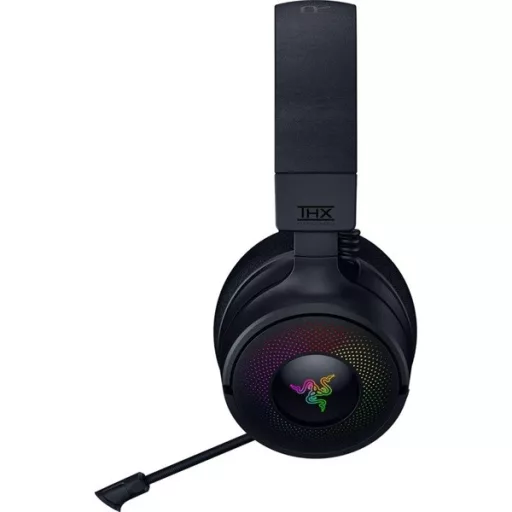 Razer Fejhallgató - Kraken V4 (Bluetooth, mikrofon, hangerőszabályzó, fekete)