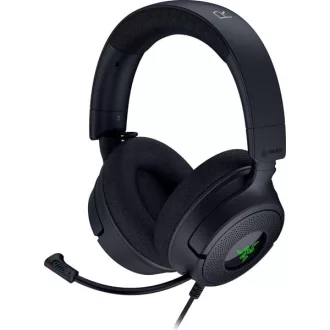   Razer Fejhallgató - Kraken V4 X (USB, mikrofon, hangerőszabályzó, 1,8m kábel, fekete)