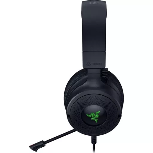Razer Fejhallgató - Kraken V4 X (USB, mikrofon, hangerőszabályzó, 1,8m kábel, fekete)