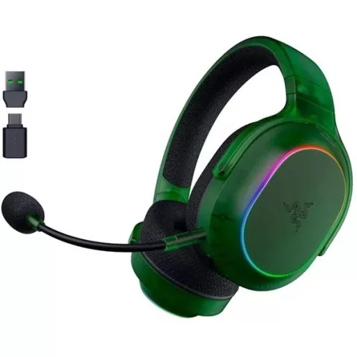 Razer Fejhallgató - Barracuda X Chroma Phantom (Bluetooth, mikrofon, hangerőszabályzó, zöld)