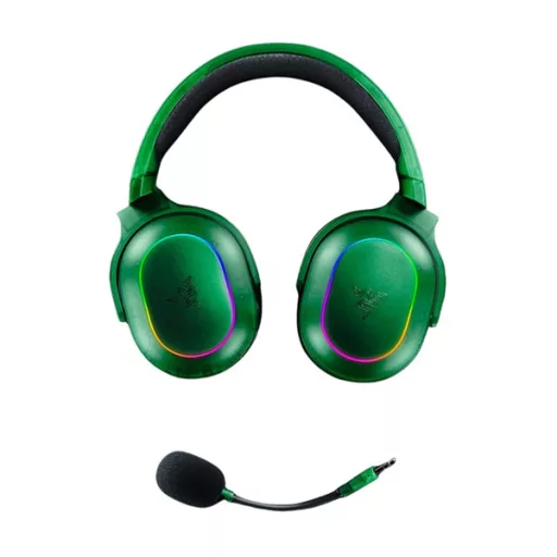 Razer Fejhallgató - Barracuda X Chroma Phantom (Bluetooth, mikrofon, hangerőszabályzó, zöld)