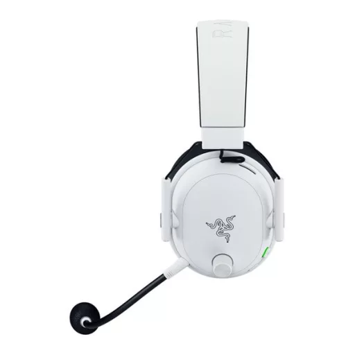 Razer Fejhallgató - Blackshark V3 White (Bluetooth, mikrofon, hangerőszabályzó, fehér)