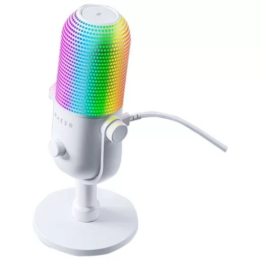 Razer Mikrofon - Seiren V3 Chroma (USB, fehér)