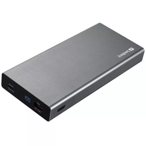 Sandberg Akkubank - Powerbank USB-C PD 100W 20000 (Bemenet: USB-C, Kimenet: USB-A+USB-C)