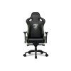 Sharkoon Gamer szék - Skiller SGS4 Black/Green (állítható háttámla/magasság; 4D kartámasz; PVC; aluminium talp; 150kg-ig