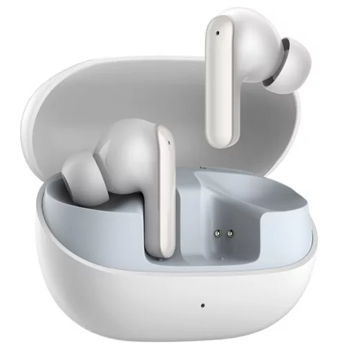 S-Link Fülhallgató Vezeték Nélküli - AirLite X Pro White (BT5.3, ENC + Hybrid ANC, mikrofon, fehér)