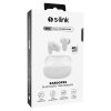 S-Link Fülhallgató Vezeték Nélküli - SL-TWS08 White (Bluetooth, ENC, Type-C, 4x HD mikrofon, 40 óra, fehér)