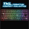 Spirit of Gamer Billentyűzet Vezeték nélküli - ELITE K70 (TKL, 85 gomb,, RGB LED,USB, anti-ghost, fekete, magyar)